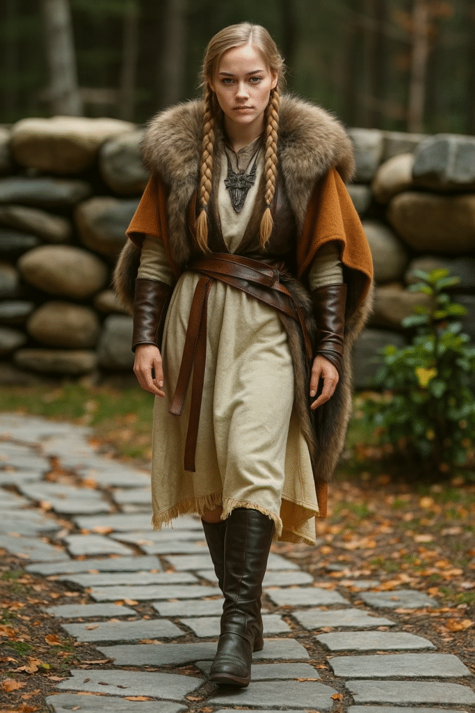 Viking-Inspired Warrior Chic