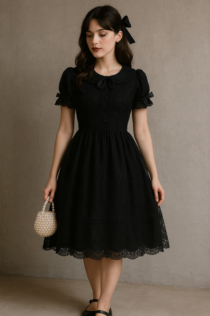 Vintage Dress with Mary Jane