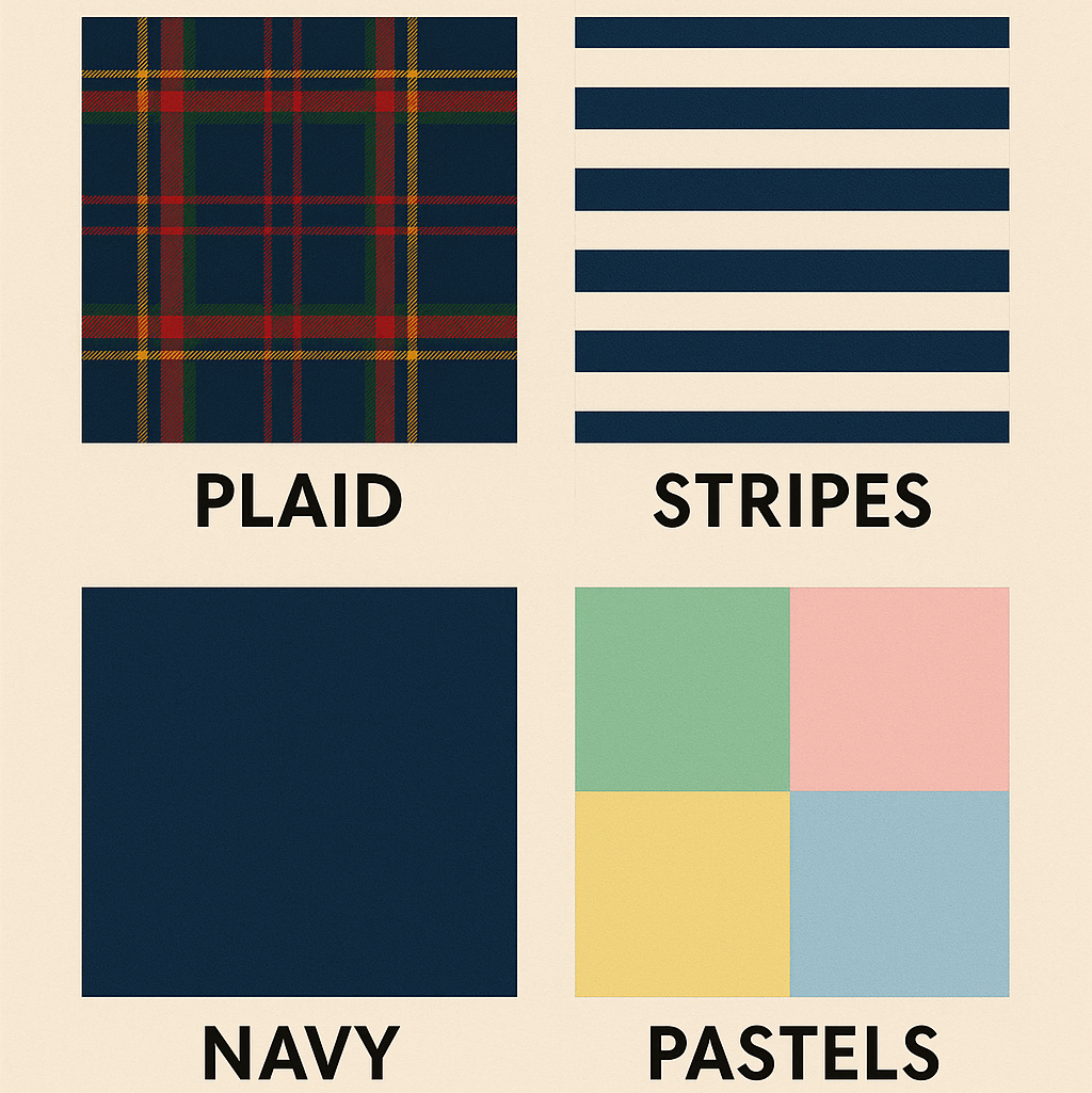 Master Preppy Patterns & Colors