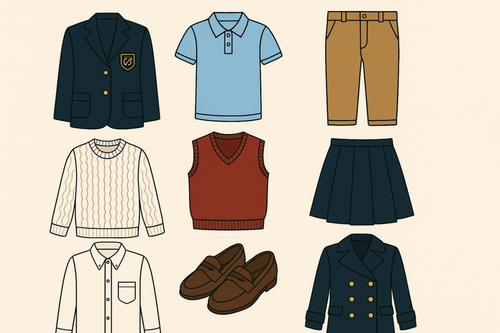 Preppy Clothing Pieces