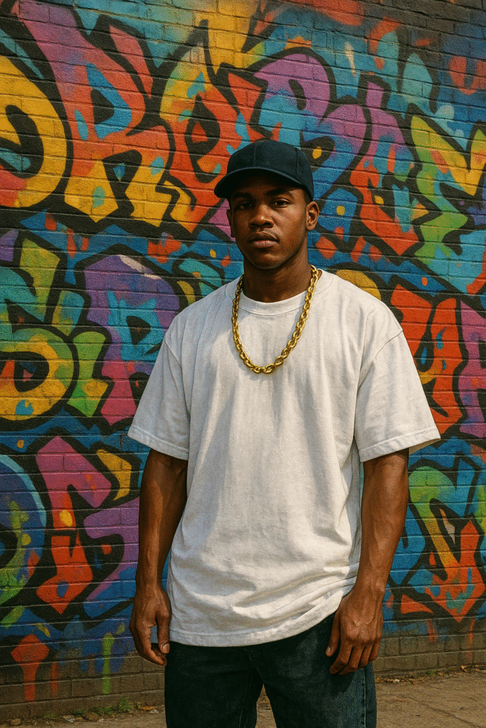 Baggy T-shirts & graffiti