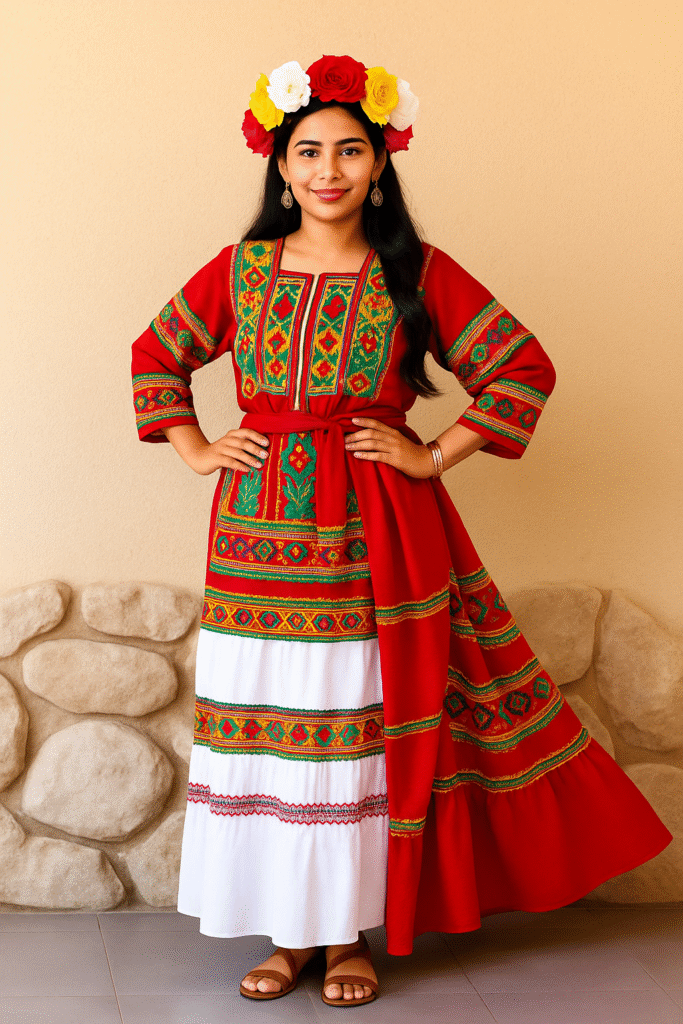 Mexican Tehuana Vibrancy