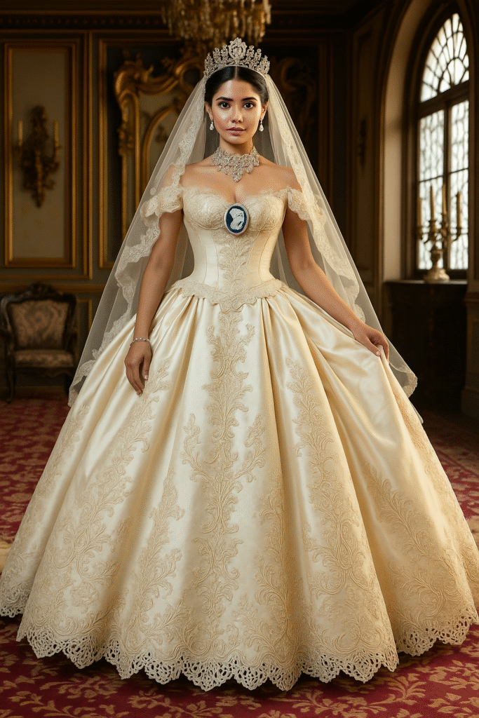 Victorian Grandeur Coronation Dress to Impress
