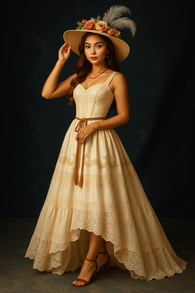 Bohemian Renaissance Coronation Dress to Impress