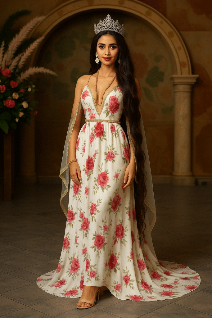 Boho Royalty Coronation Dress to Impress